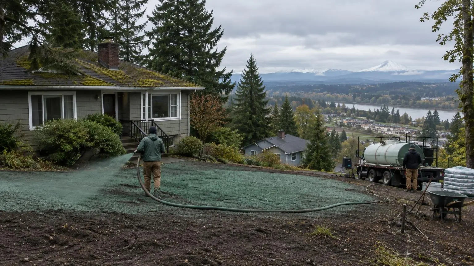 Hydroseeding in Portland, OR